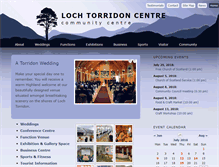 Tablet Screenshot of lochtorridoncentre.co.uk
